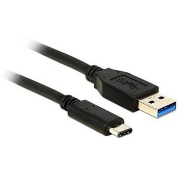 Cable USB 3.1 Gen 2 Tipo A a Tipo C 0,5 m Cargador Rápido Negro