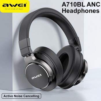 Auriculares inalámbricos Awei A710BL con cancelación activa de ruido y audio de alta resolución