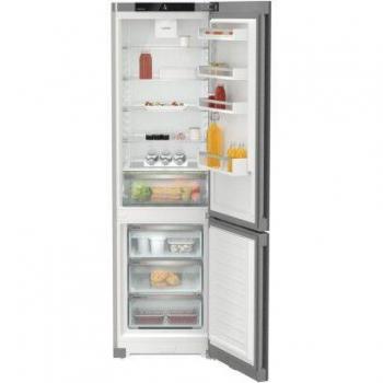Liebherr KGNsf 57Va03 Combinación frigorífico/congelador de acero inoxidable, 201 x 60 cm, con tecnología EasyFresh y NoFrost, clase energética A