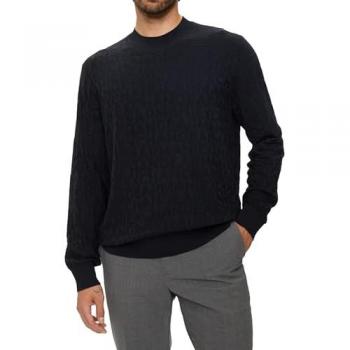 Armani Exchange Men's Navy Blue Pullover Sweater, Size XXL, Regular Fit