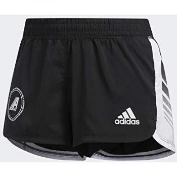 adidas GRPH Wvn Short Pantalón Corto, Mujer, Negro, L