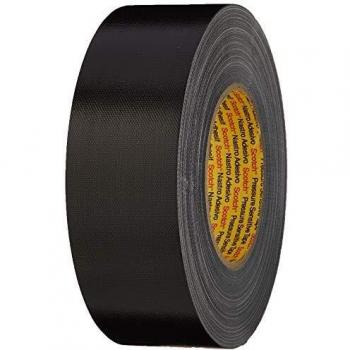 3M 7000111461 Cinta Americana de Altas Prestaciones, 50 mm X 50 m, 1 unidad, Negro
