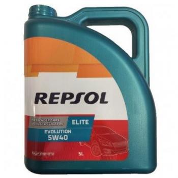 REPSOL Elite Evolution 5W-40 Aceite De Motor Para Coche, 5L