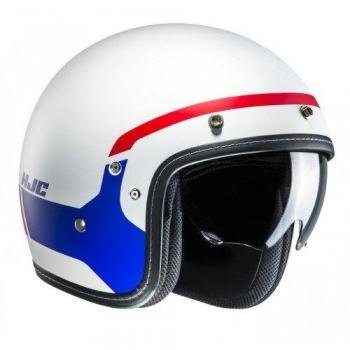 HJC Helmets Fg70S Modik Mc21Sf M, Blanco/Azul/Rojo