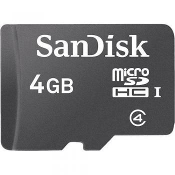 SanDisk SDSDQM-004G-B35 4 GB Class 4 MicroSDHC Card