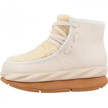 Botines de Mujer 4CCCCEES Modelo Mellow Waboo Color Beis Cream