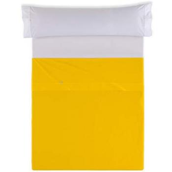 Sábana Encimera Mostaza Lisa 90 cm - 50% Algodón / 50% Poliéster - 144 Hilos