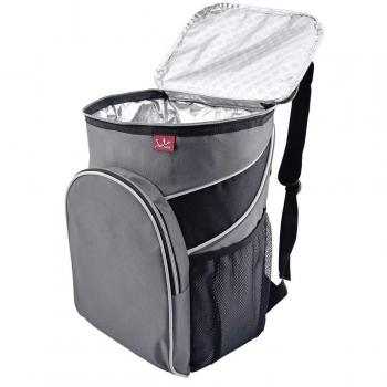 Jata Hogar Take Away Mochila Nevera Porta Alimentos, Acero, Negro, 20 L