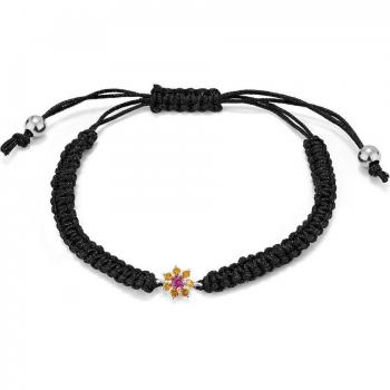 Pulsera Rosetones de Plata Plateada