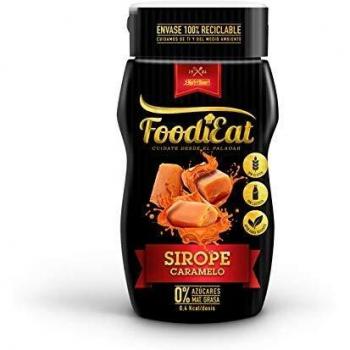 Sirope Caramelo Nutrisport 290 GR 0% azúcares y 0% materia grasa.