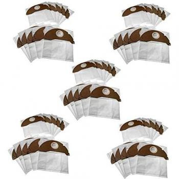 vhbw 50x Bolsa Compatible con Kärcher A 2024 PT, A 2054 Me, A 2064 PT, A 2074 PT, A 2206, A 2236 aspiradora - vellón Micro, 24,5cm x 23,5cm, Blanco