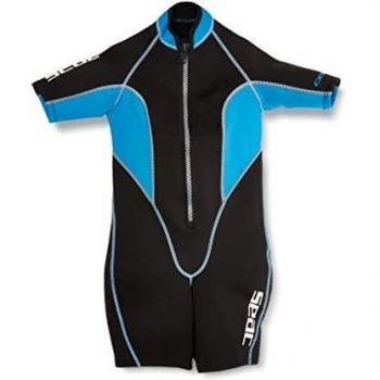 Seac Ciao Lady Traje corto para mujeres, Neopreno de 2.5 mm para snorkel, buceo y otras actividades acuáticas, M, Negro