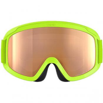 POCito Opsin Junior Ski Goggles - Fluorescent Yellow/Green, Partly Sunny Light Orange, Unisex