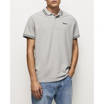 Pepe Jeans Polo Hombre JETT, Manga corta, Tapeta de botones, Llano