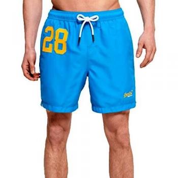 Superdry Hombres Ropa Interior/Moda de baño/Bermudas de Playa Waterpolo