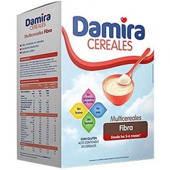 Damira Cereales Multicereales Fibra Plus, 600gramos
