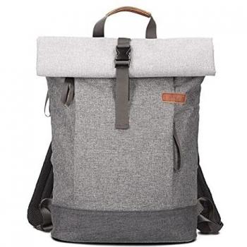 Mochila Expandible Zwei Benno BE250 - Rucksack Elegante de 18 Litros en Color Gris Neutral