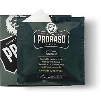 Proraso Toallitas Referescantes Ciprés & Vetiver - 1 X 6 Unid. 54 g