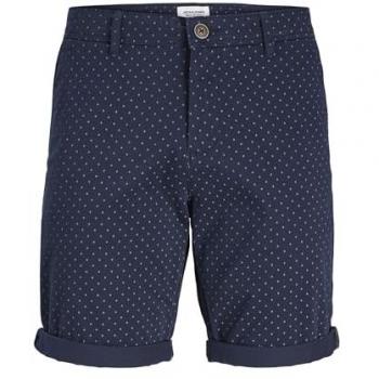 Bermuda Chino Estampada para Hombre Jack & Jones Modelo Bowie Color Azul Marino
