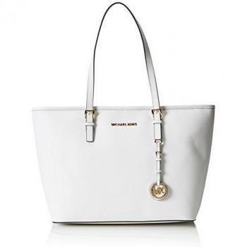 Bolso de Compras Michael Kors Mujer Piel Blanco óptico 30S4GTVT2LOPTICWHITE Blanco 15x27x33 cmEU