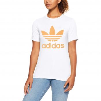 Adidas Women's XL White Big Trefoil T-Shirt