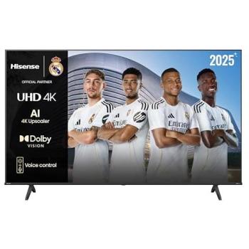 Televisor LED Smart TV Hisense 43 4K UHD con Dolby Vision, HDR, Modo Juego Plus y Control por Voz