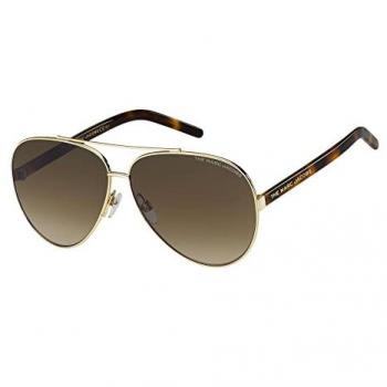 Marc Jacobs Women's Gold and Havana Brown Metal Sunglasses - Model 522/S Size: One Size