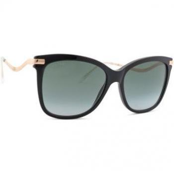 Jimmy Choo Women's Steff/S 55mm Wavy Rectangle Sunglasses - Gold Black