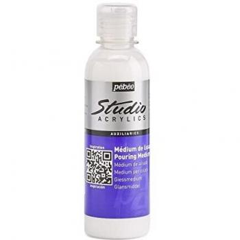 Médium de Lissage Acrílico Studio 250ml - Transparente - Brillante - Profesional