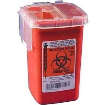 Sharps Container Biohazard Needle Disposal 1 Qt Size