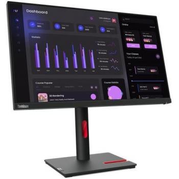 Monitor Lenovo ThinkVision T24i-30 60.5 cm (23.8) 1920 x 1080 Pixeles Full HD LED Negro