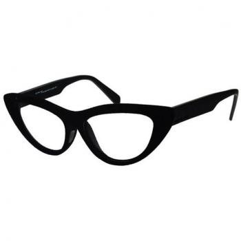 Italia Independent II 5014V 009.000 Women’s Eyeglasses Black Size 56 - Blue Light Block Available
