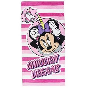 Cerdá - Toalla Playa Infantil Minnie Mouse Unicornio