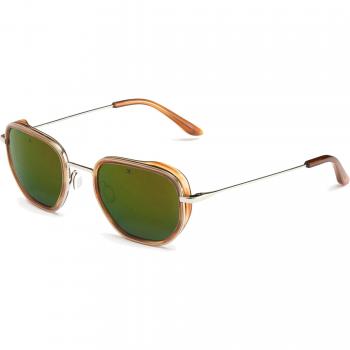 Vuarnet Edge 1921 Sunglasses Silver Pure Grey Green Flashed VL1921 0002 51-23 Medium Mirror