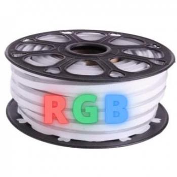 Tira LED Neón Flexible 25m RGB 12V 8mm 112 LEDs/m SMD5050, Corte de 5cm, Decoración y Rótulos