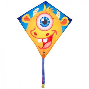 Invento 100122 – Eddy Frank Monster, niños Dragón einleiner, a partir de 5 años, 68 x 68 cm y 2 m Dragón Cola Ripstop de poliéster 2 – 5 Beaufort