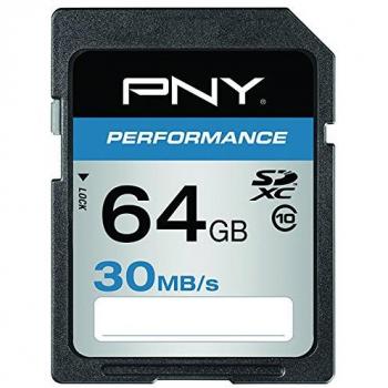 PNY Performance SDHC Class 10 UHS-1 - SDXC 64GB Performance Tarjeta de Memoria