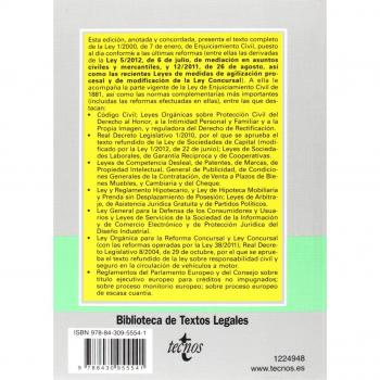 Ley de Enjuiciamiento Civil: y legislación complementaria