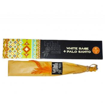 Tribal Soul Incense Sticks - White Sage & Palo Santo Blend