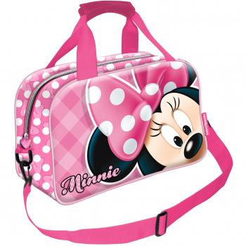 KARACTERMANIA Minnie Mouse Joyful Bolsa de Deporte Infantil, 38 cm, Rosa