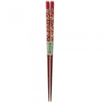 [ óptima comestible palillos hecho en Japón por un regalo] Urushikai Dzukushi rojo 21 cm 36694 electek