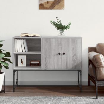 Aparador de madera de ingeniería gris Sonoma 100x40x79,5 cm Mueble de Almacenaje de Salón Buffet para salón Armario Auxiliar Armario de Almacenamiento