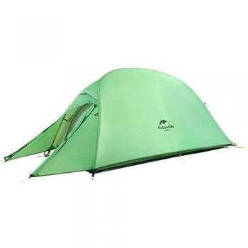 Tienda de Campaña Ultraligera Naturehike Cloud Up para 1-3 Personas, Resistente a la Lluvia, Nylon 20D/210T, Ideal para Senderismo