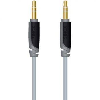 Sinox SXA3301 1 m 3,5 mm estéreo Macho a 3,5 mm estéreo Macho Cable de Audio portátil