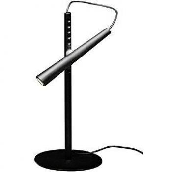 Lámpara de Mesa LED Foscarini Magneto, Negra - Ø 15 x Altura 38 x 20 cm
