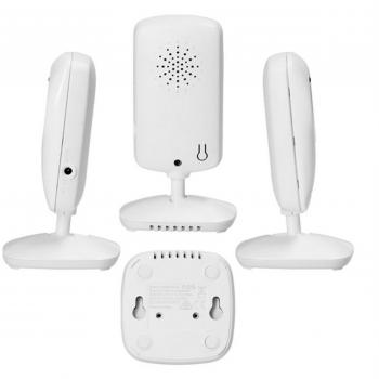 Vigilabebés Alecto DVM-64 con Montaje en Pared, Modo ECO y Batería de Litio Ion