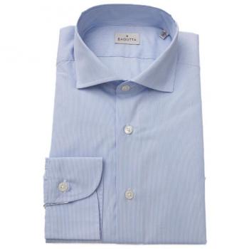 Bagutta Light Blue Cotton Shirt - XXL