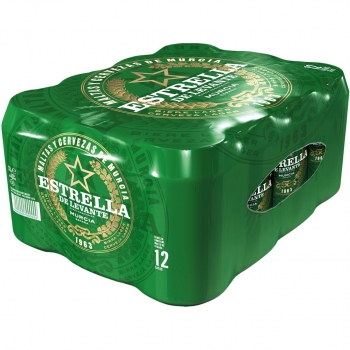 Estrella Levante Cerveza - Paquete de 12 x 330 ml - Total: 3960 ml