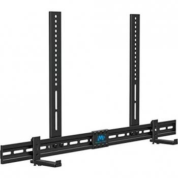 Mounting Dream Soporte de Barra de Sonido para Soundbar con Orificios en el Fondo/sin Orificios, con Soporte de Base Anti-Deslizante Extendido