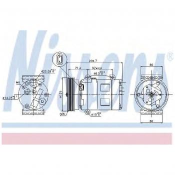 Nissens 89072 Sistemas de Aire Acondicionado